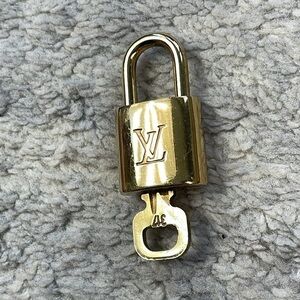 Louis Vuitton Lock and Key Gold Tone Hardware 317